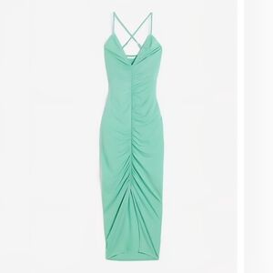 H&M Mint Green Backless Dress